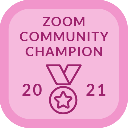 Zoom Community Champion 2021